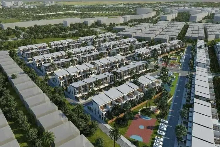 A modo ilustrativo una urbanización en Motor City de Dubai. (Twitter)