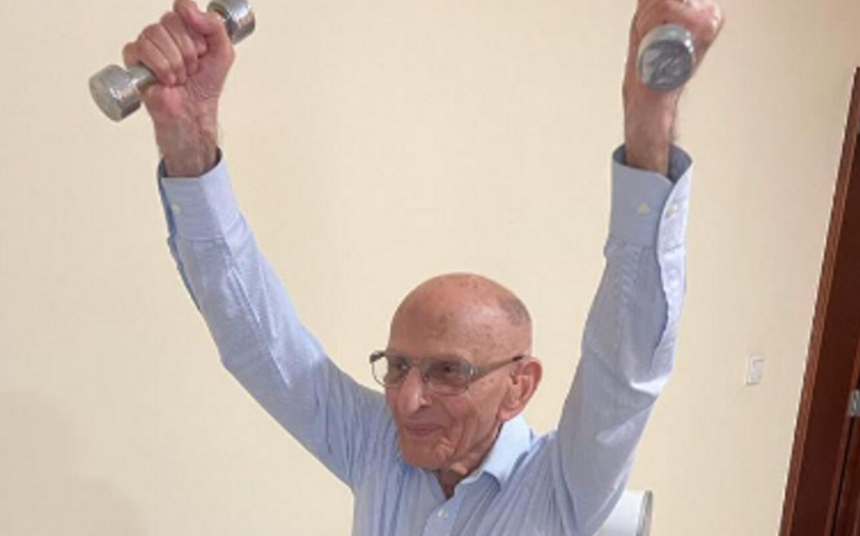 El deportista de 99 años residente en Dubai. (Fuente externa)