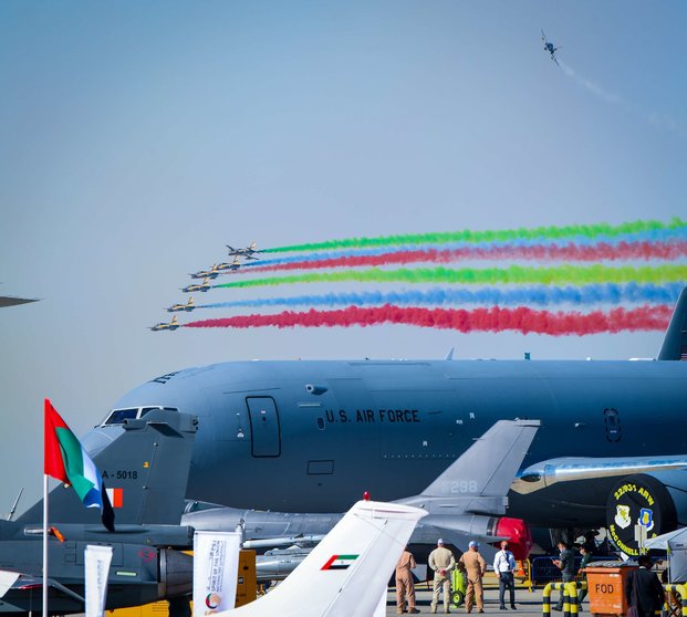 Una imagen de Dubai Airshow 2021. (Dubai Media Office)