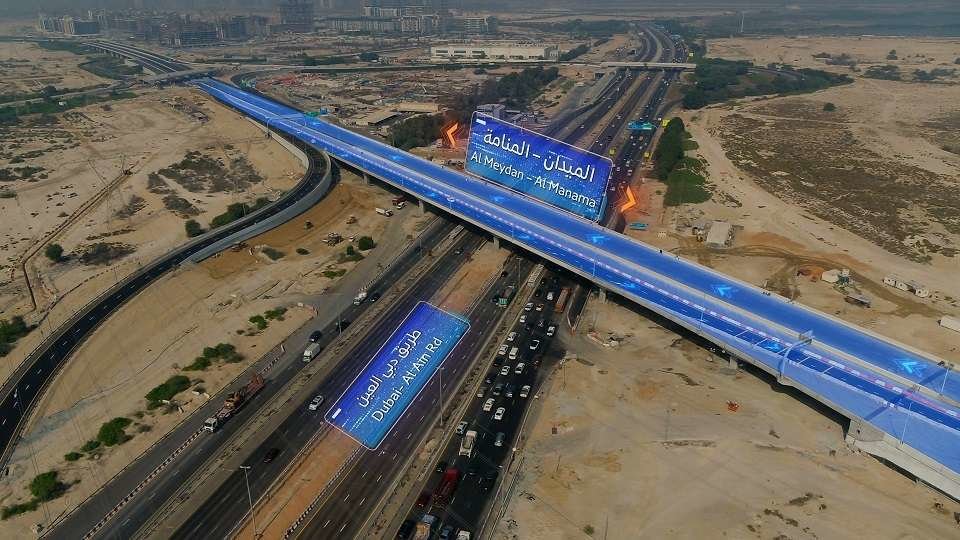 Nuevo puente en Dubai. (WAM)