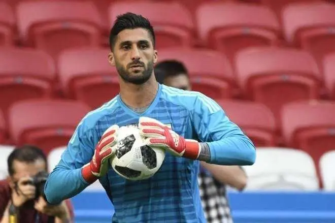 El portero iraní Alireza Beiranvand. (Twitter)
