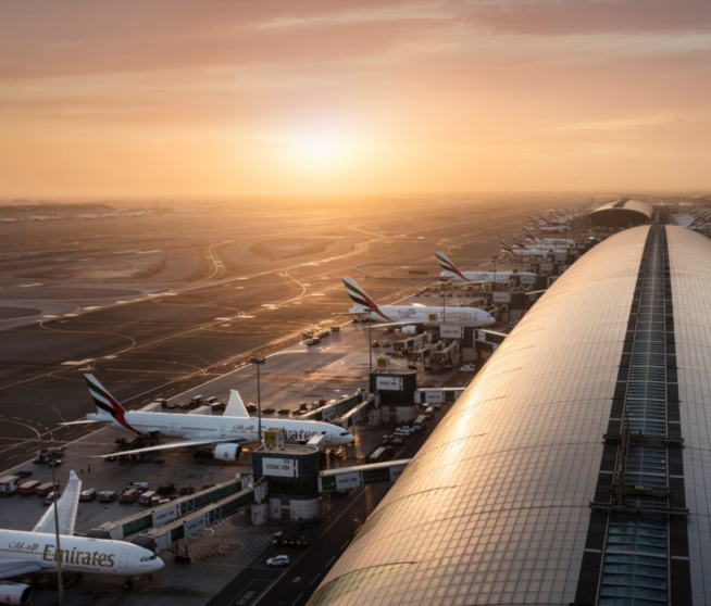 Una imagen del Aeropuerto Internacional de Dubai. (Facebook)