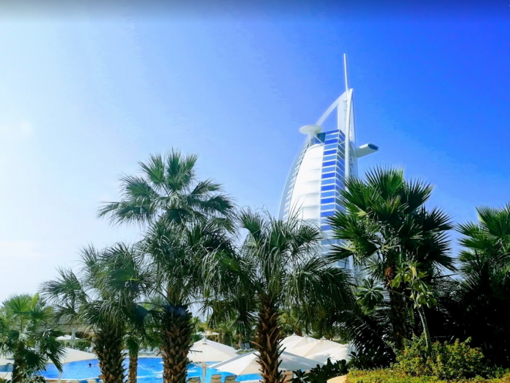 Imagen del Burj Al Arab desde Madinat Jumeirah. (EL CORREO)