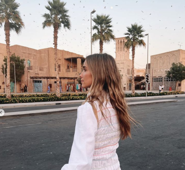 María Pombo en Bur Dubai. (Instagram)