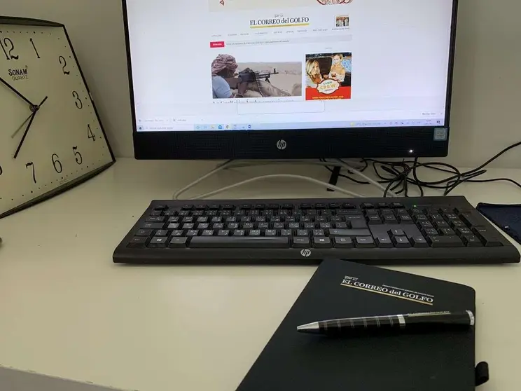 Una mesa de trabajo. (EL CORREO)