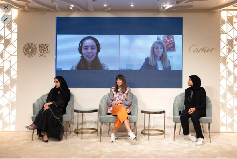 Acto desarrollado en el Pabellón de la Mujer con con motivo del Día Internacional de la Educación. (Expo 2020 Dubai)