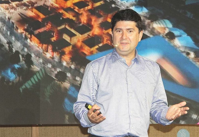 Javier García Martínez, durante su conferencia en Expo 2020. (Expo Spain 2020)