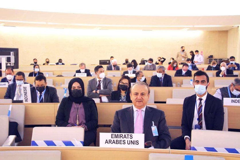 Ahmed Abdulrahman Al Jarman, embajador y representante permanente de EAU ante las Naciones Unidas. (WAM)
