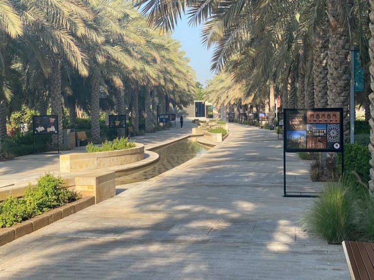 La exposición del legado árabe en España en el parque de Abu Dhabi. (Fuente externa)
