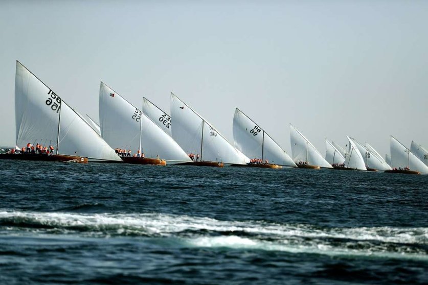 Una regata en aguas de Emiratos. (WAM)
