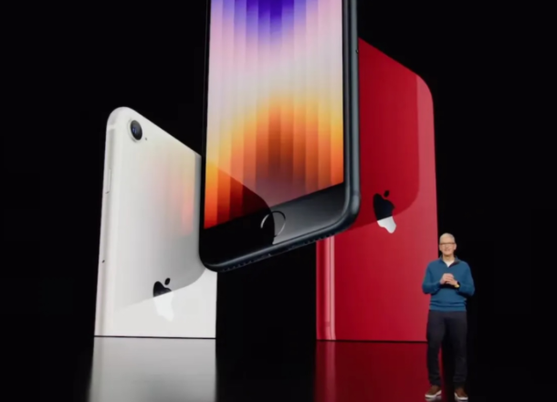 El Iphone de bajo coste presentado este martes. (Apple)