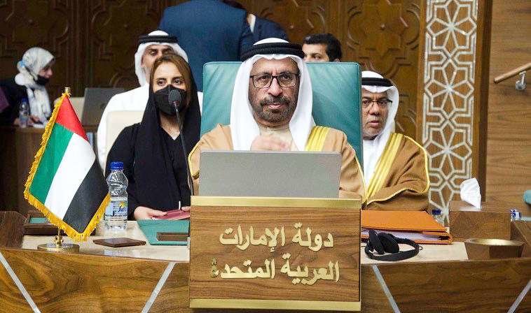 El ministro de Estado de Emiratos en la Liga Árabe. (WAM)