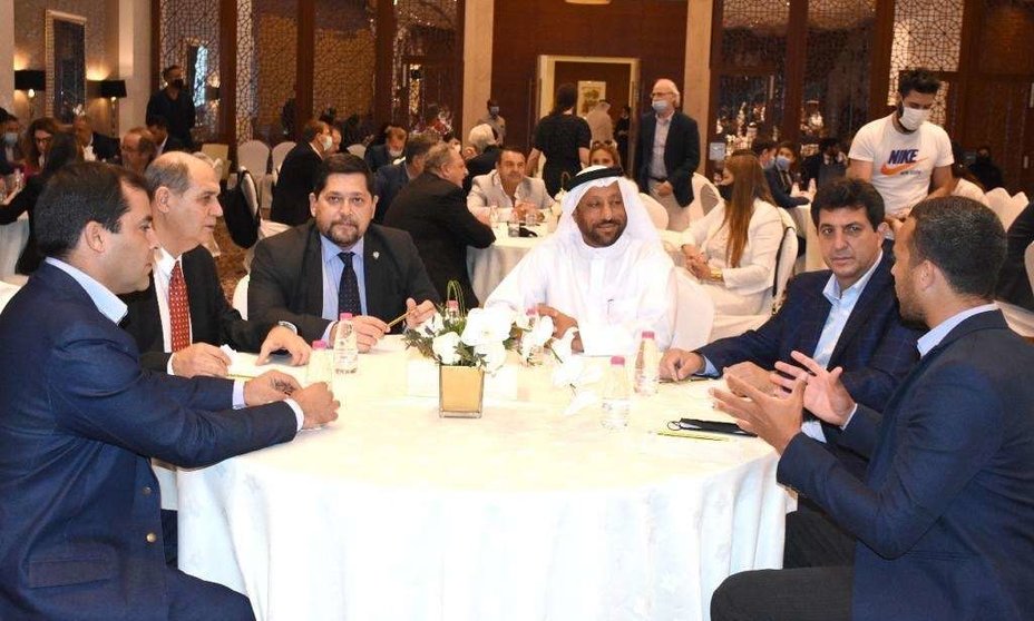 Un momento del encuentro empresarial entre Sharjah y Argentina. (WAM)