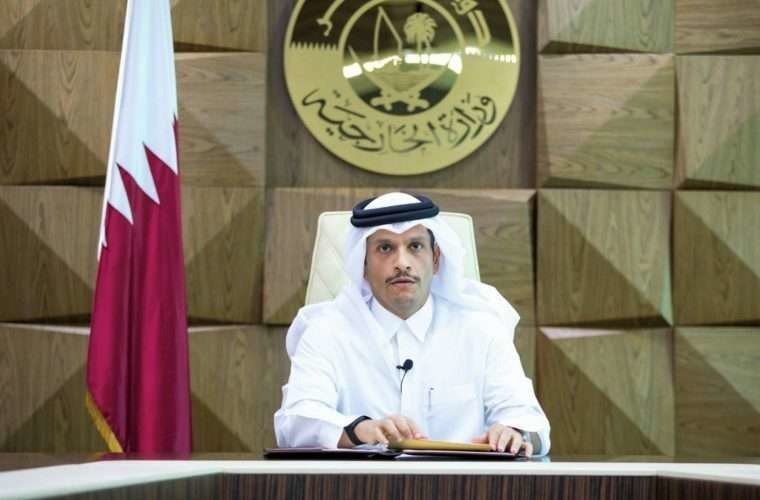 El ministro de Exteriores de Qatar. (Twitter)