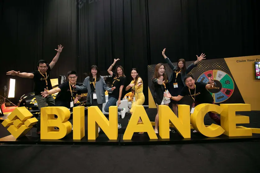 Presentación de Binance en Dubai.