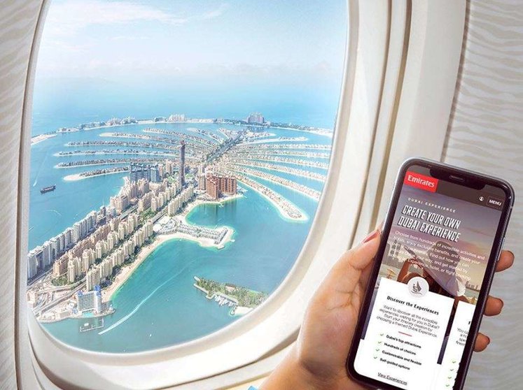 La nueva plataforma en la web de Emirates. (Emirates Airline)