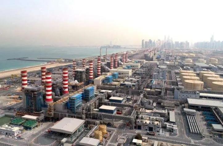 Desalinizadora en Jebel Ali. (Dewa)