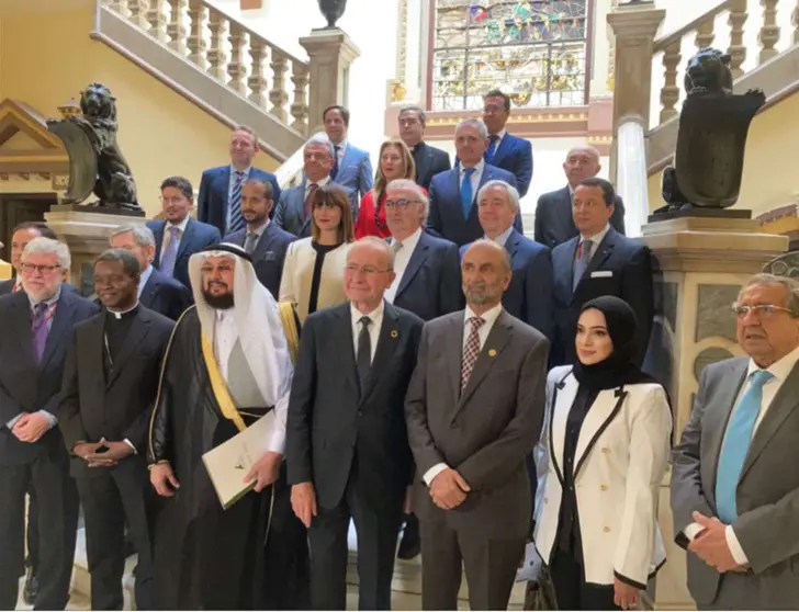 Delegación emiratí en Málaga. (WAM)