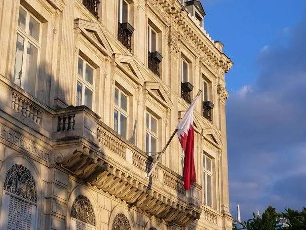 La Embajada de Qatar en París. (Fuente externa)