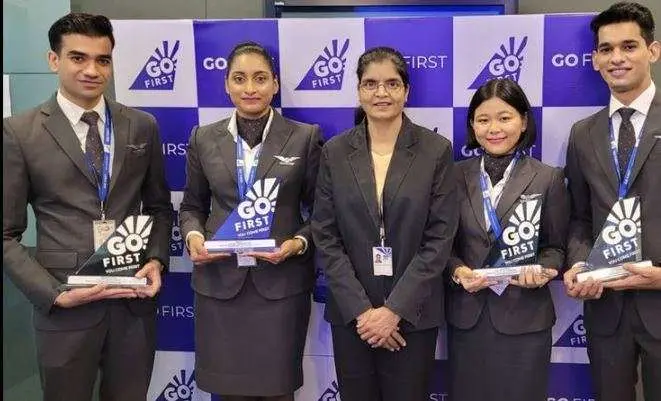 Los premiados en la imagen de la aerolínea Go Frist.