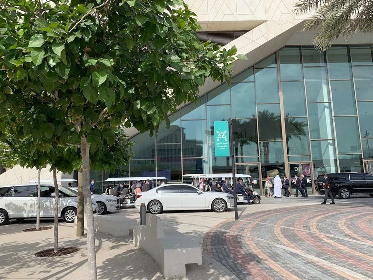 Centro de Exhibiciones en Expo Dubai. (EL CORREO)