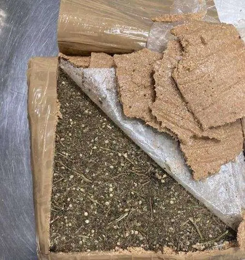 El alijo de marihuana. (Dubai Customs)