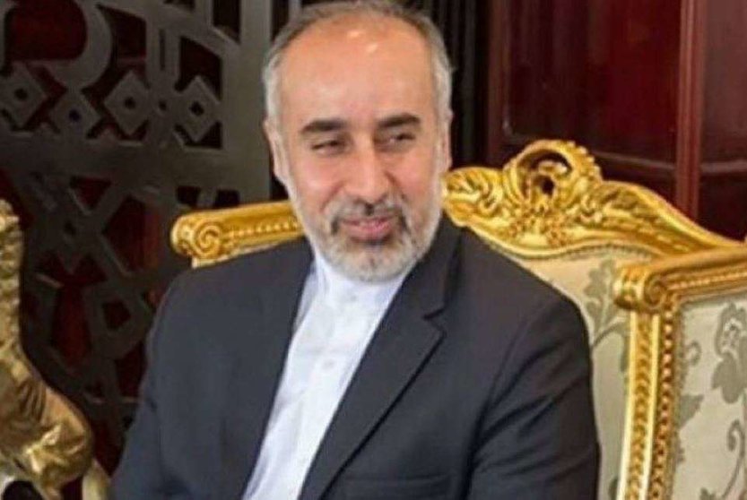 El portavoz iraní Nasser Kanani en una imagen en Twitter.