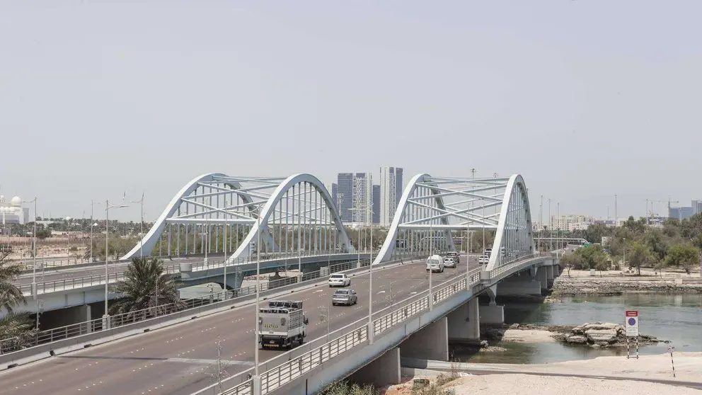 Puente Al Maqta en Abu Dhabi. (Twitter)