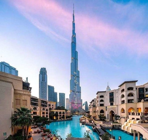 El Burj Khalifa en Dubai es el edificio más alto del mundo. (Emaar)