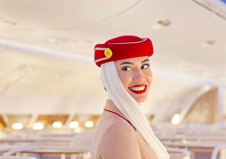 Una tripulante de cabina. (Emirates Airline)