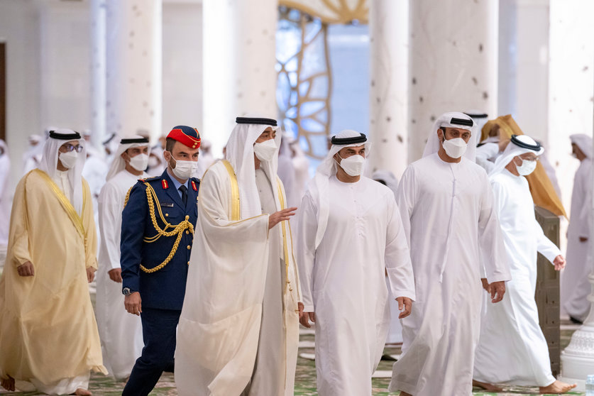 Un acto en la era del coronavirus en Abu Dhabi. (WAM)