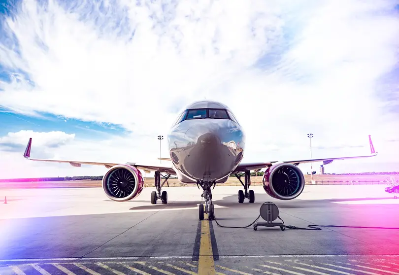 Un avión de Wizz Air Abu Dhabi.