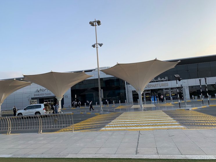 Zona de Salida del aeropuerto Abu Dhabi. (EL CORREO)