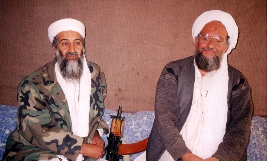 Osama bin Laden -izquierda- y Ayman al-Zawahiri. (Fuente externa)