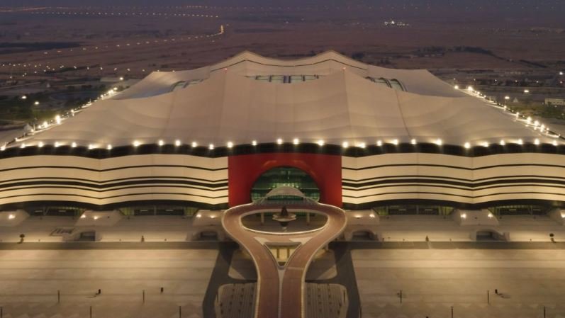 El estadio Al Bait en Doha será la sede inaugural del Mundial de Qatar. (Twitter)