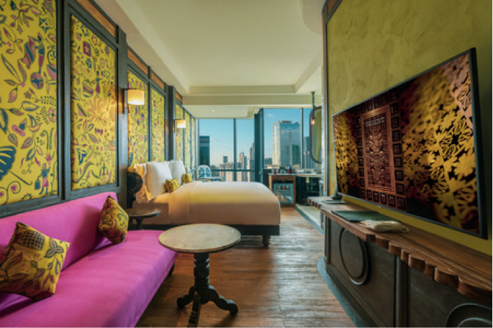 Una de las habitaciones en el The Orient Jakarta, un Royal Hideaway Hotel del Grupo Barceló. (Cedida)
