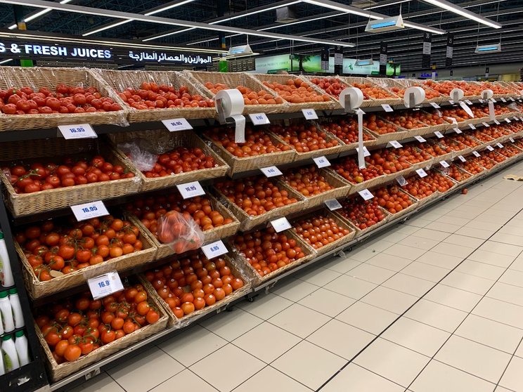 Una imagen de un supermercado en Dubai. (EL CORREO)