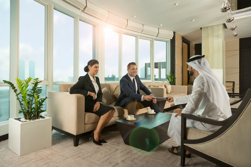 Reunión empresarial en la zona franca de RAKEZ en Emiratos Árabes Unidos. (Cedida por RAKEZ)