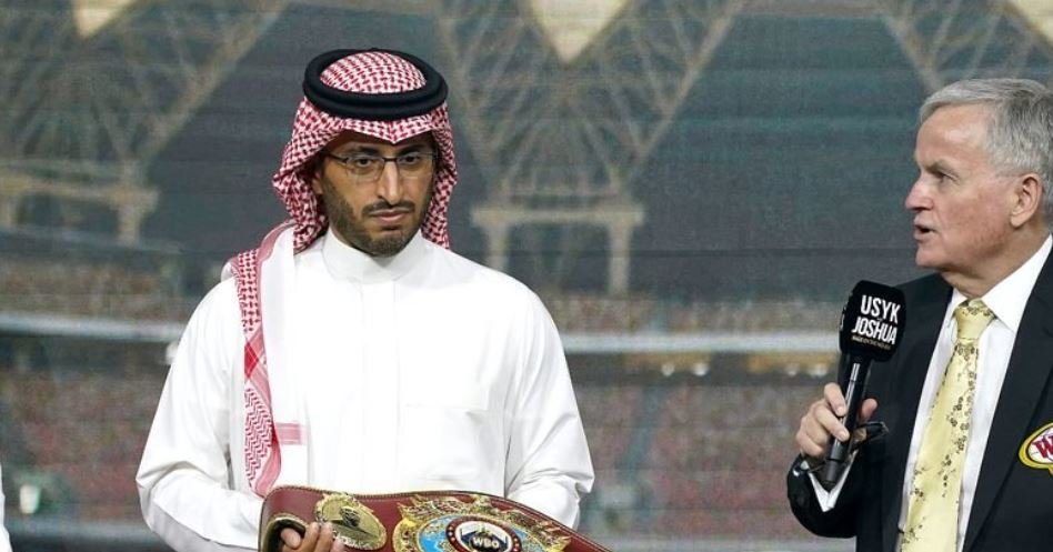 El ministro de Deportes saudí. (Twitter)