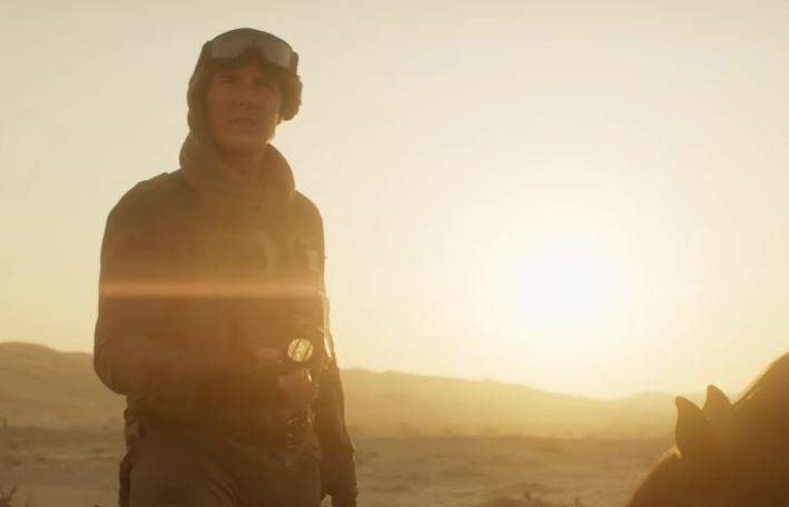 Tom Cruise en una película en el desierto de Liwa de Abu Dhabi. (Fuente externa)