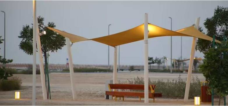 El Grupo Benito Novatilu ha iluminado la isla de Hudayriat en Abu Dhabi. (Fuente externa)