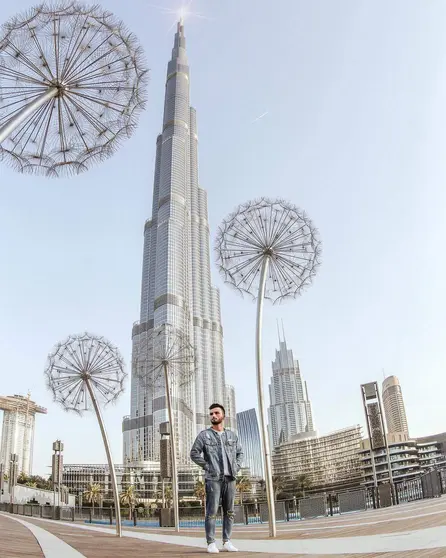 El Burj Khalifa en Dubai. (@Mydubai)