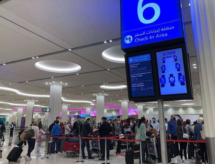 Una imagen de la Terminal 3 del aeropuerto Dubai. (EL CORREO)