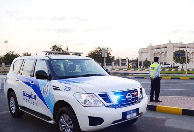 Una imagen de la  Policía de Sharjah. (Fuente externa)