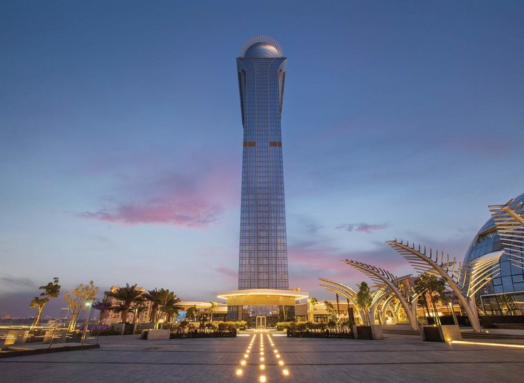 El centro comercial de Nakheel en La Palmera Jumeirah de Dubai. (Twitter)