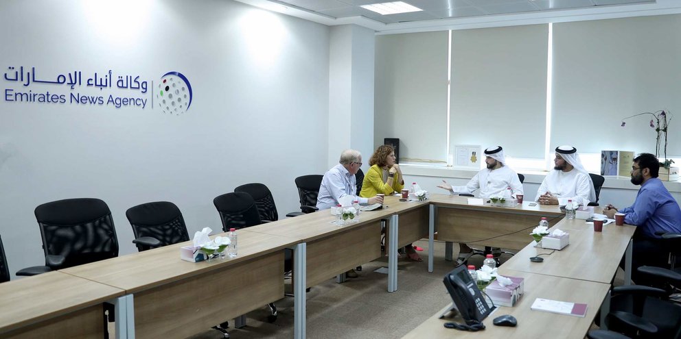 Sede de la agencia oficial de noticias de Emiratos, WAM en Abu Dhabi. (EL CORREO)