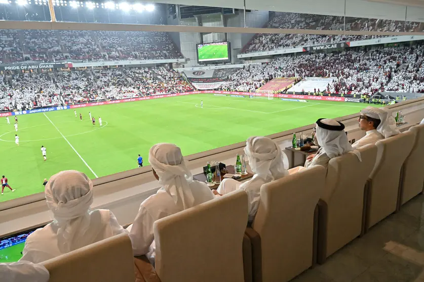 Un momento del encuentro entre el Al Jazira y el  Al Wahda en Abu Dhabi este viernes. (WAM)