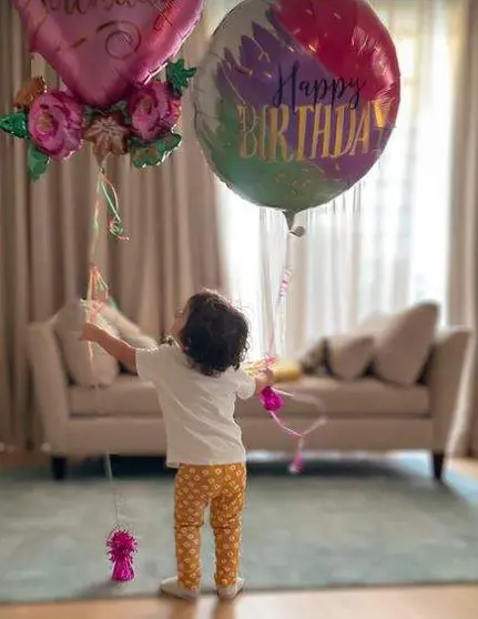 La niña del jeque Hamdan, príncipe heredero de Dubai. (Insagram)