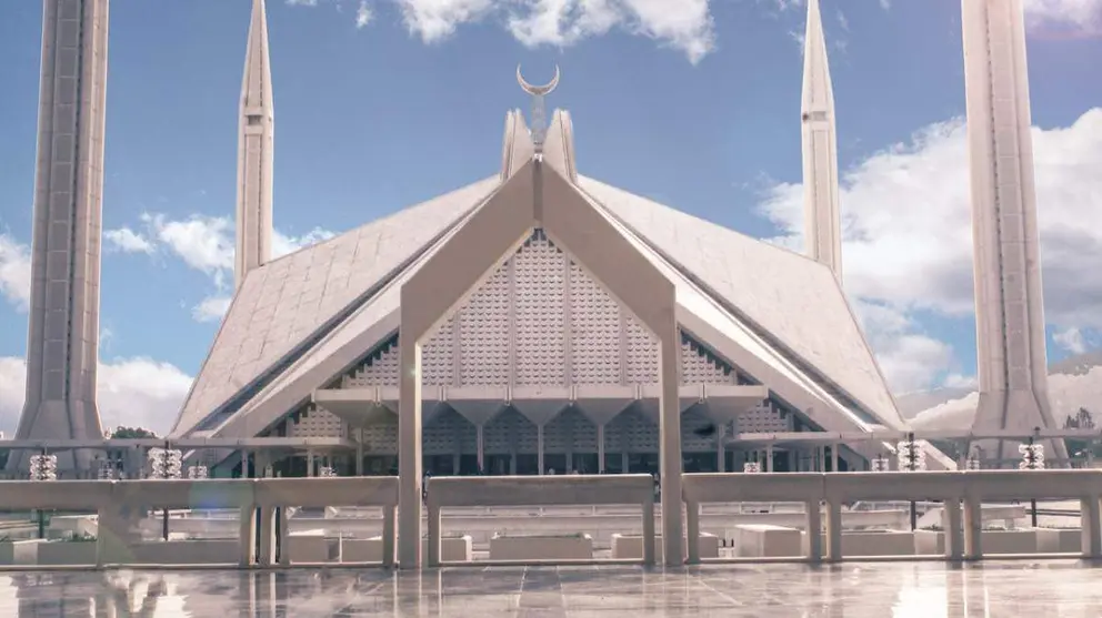 La mezquita del rey Faisal, una joya oculta en Pakistán. Foto: pexels.