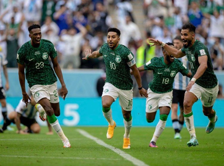 La victoria ante Argentina una gran alegría para el fútbol saudí. (Twitter)